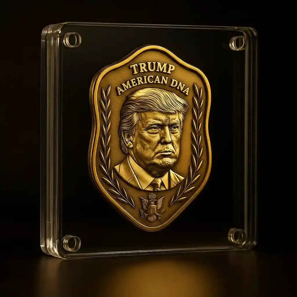 Trump American DNA Badge Trump American DNA Badge